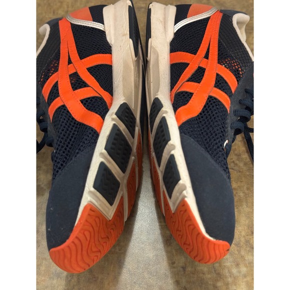 Onitsuka Tiger Metro Nomad Shoes Mens 10.5 Navy/Orange Sneakers Running Athletic - Picture 11 of 14